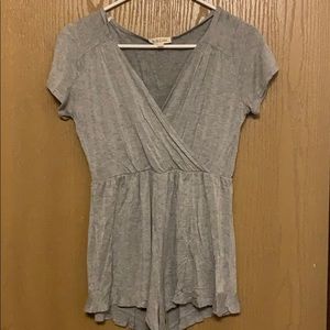 Grey t-shirt romper